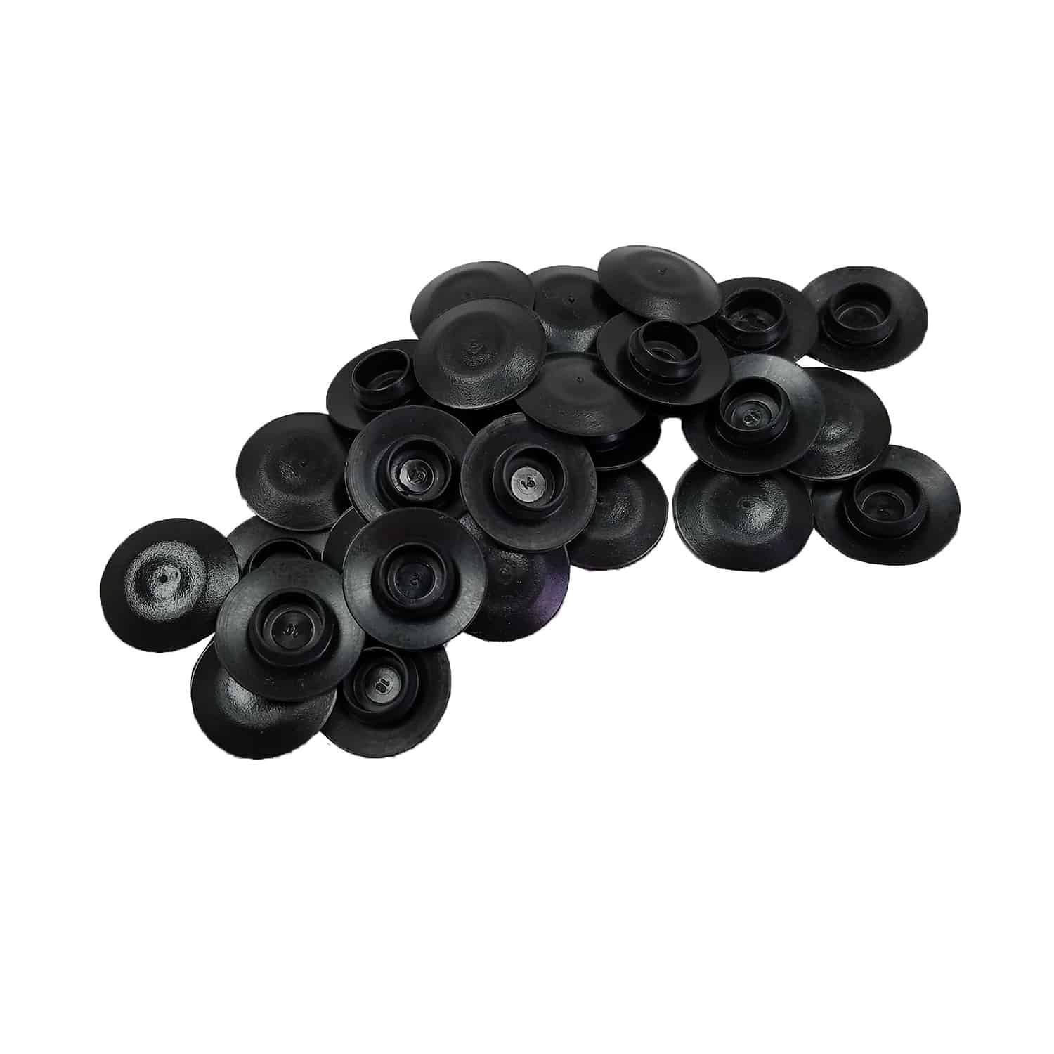 500 Piece 3/8 Inch Black Medium Flush Plugs – B & D Innovative Tools